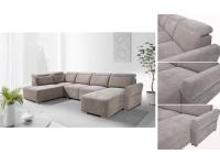 Cawo U sarokgarnitúra  Cawo U sarokgarnitúra , Kategória:U sarkok, Szélesség:345cm Hosszúság:176cm Magasság:101cm