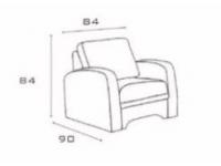 Impuls fotel Impuls fotel, Kategória:Fotelek, Szélesség:84cm Hosszúság:90cm Magasság:84cm