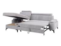 Moena L sarokgarnitúra Moena L sarokgarnitúra, Kategória:Sarok kanapék, Szélesség:259cm Hosszúság:166cm Magasság:99cm