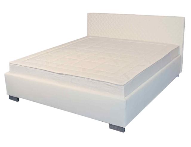 Nizza steppelt ágyrácsos franciaágy, Kategória:Franciaágyak, Szélesség:160cm Hosszúság:200cm Magasság:94cm